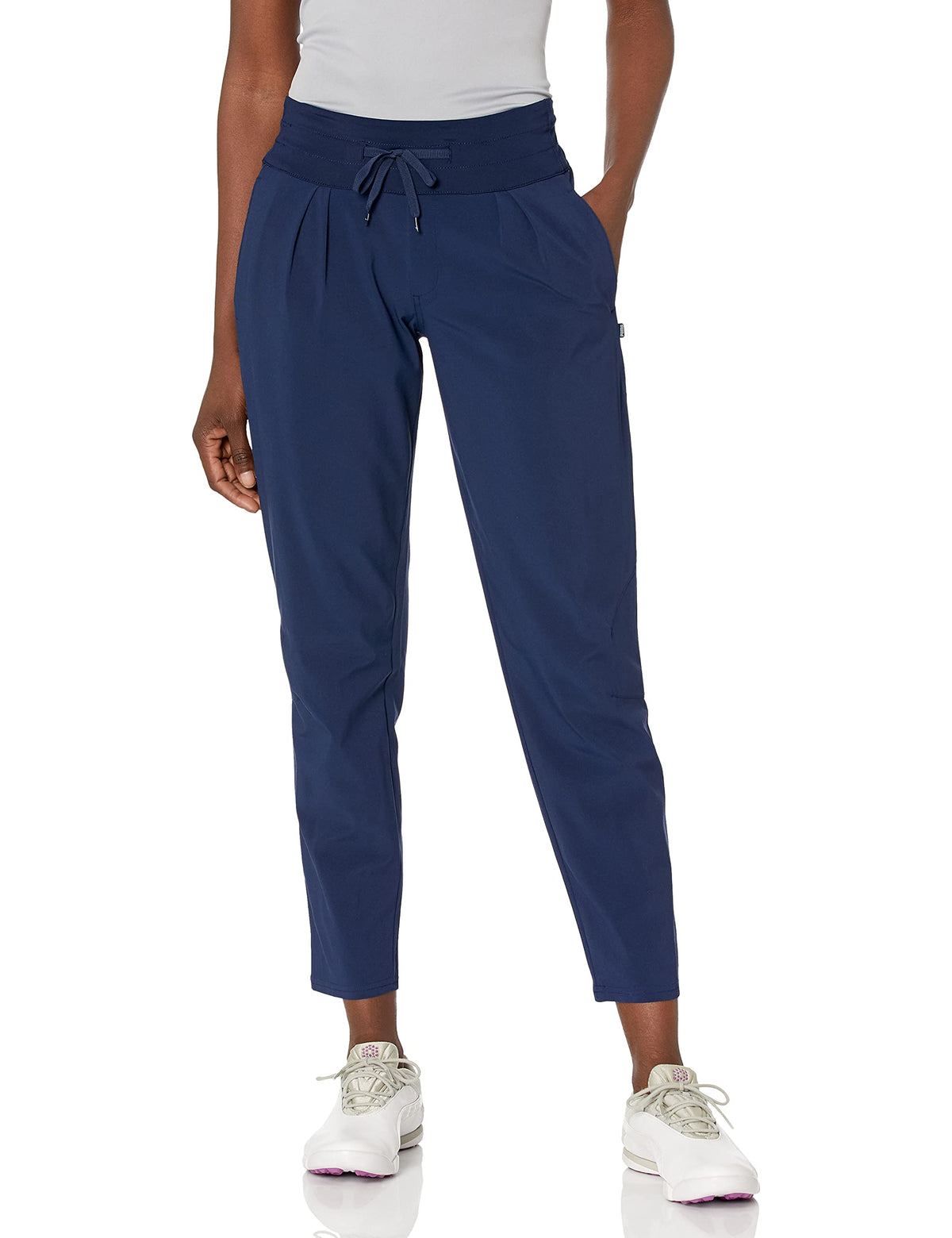 PUMA Golf Women's 2019 Jogger Peacoat front view offers versatile comfort for range to daily wear