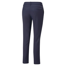 PUMA Golf Boardwalk Pant Navy Blazer fabric detail highlighting texture and UPF 50+