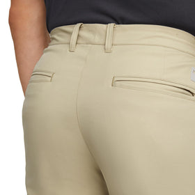 PUMA Golf Womens Dealer Tailored Pants Alabaster stretch waistband detail for comfort during rounds.