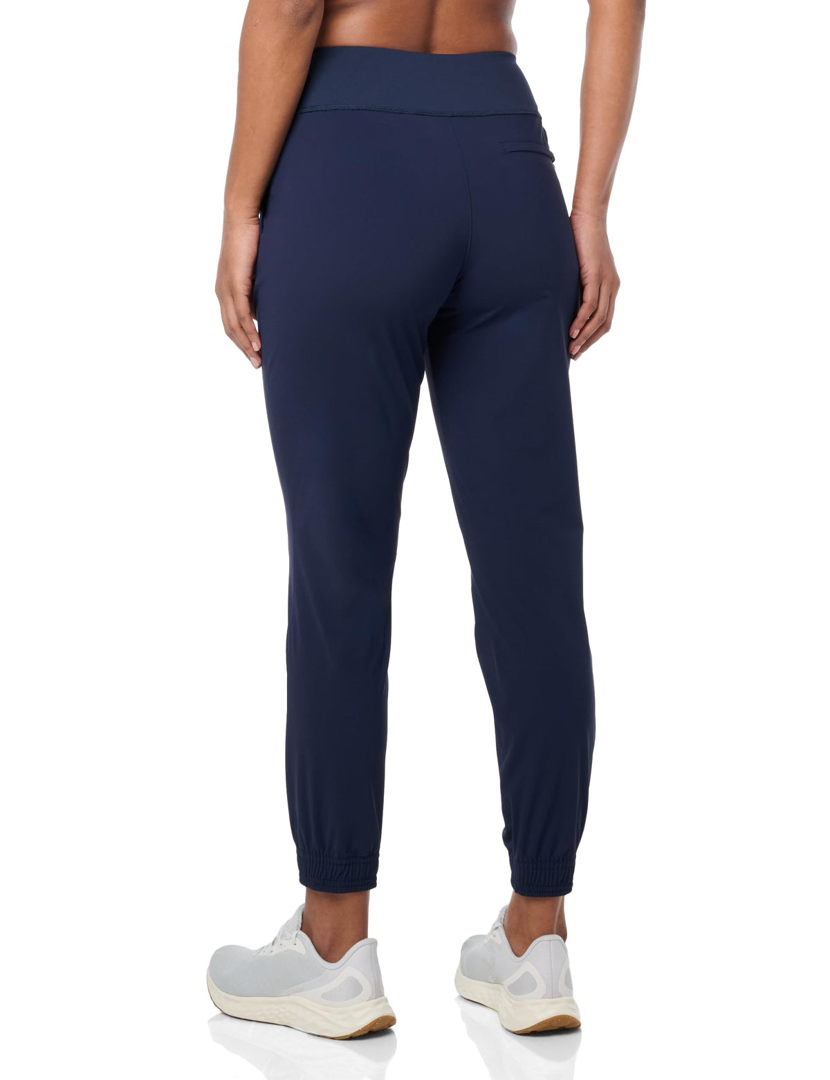 PUMA Golf Women's Range Jogger Deep Navy fabric detail highlighting breathable material.