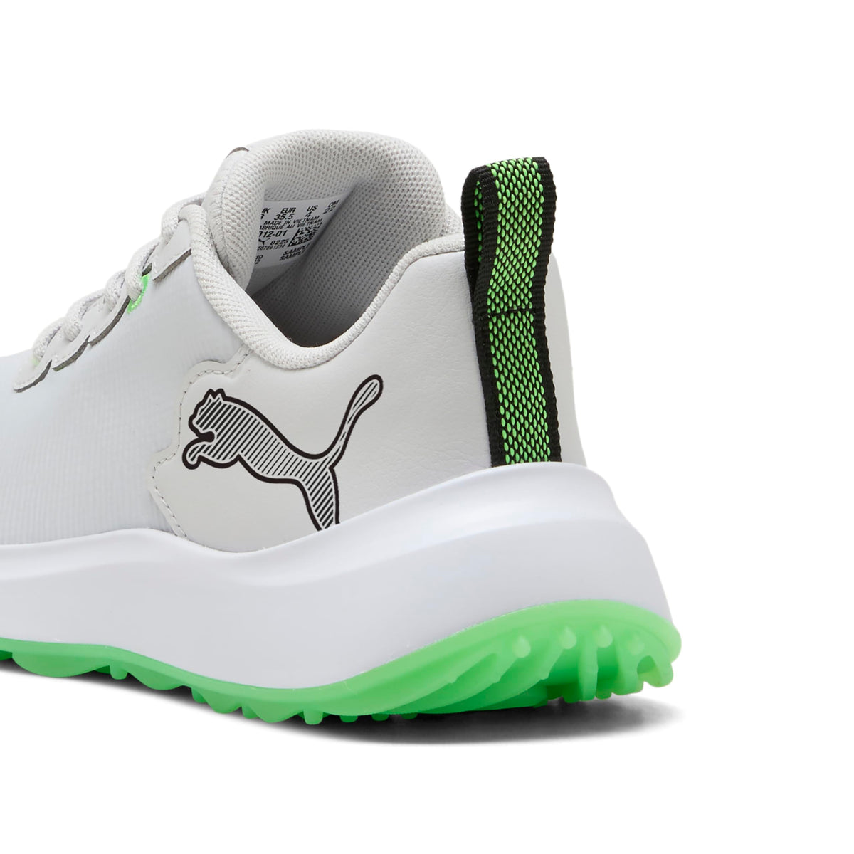 PUMA Gruve Sport Junior golf shoes displaying Fusion Foam cushioning for soft comfort