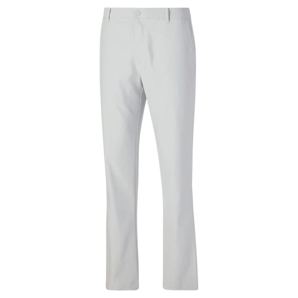 PUMA Jackpot 2.0 golf pants on model showing refined fit and versatility.