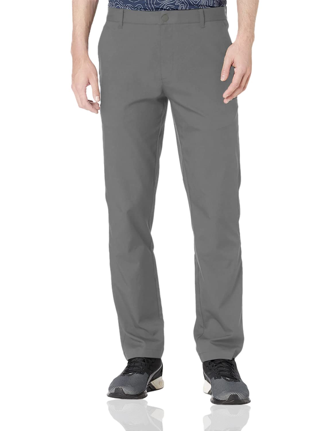 PUMA Jackpot Pants 2.0 Quiet Shade back view highlighting secure waistband and pocket details