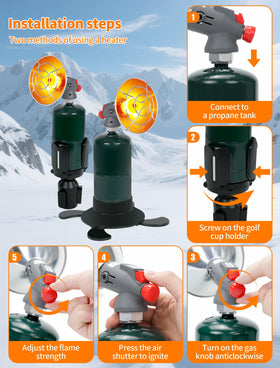 PUTTLAZR camping base stabilizes the unit for outdoor setups