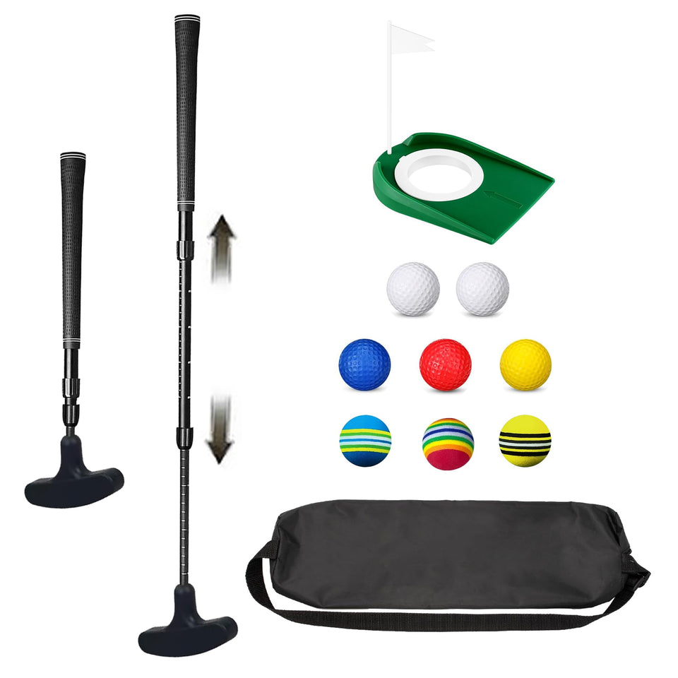 PUTTLAZR dual-direction putter supports both left and right-handed players