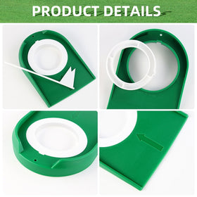 PUTTLAZR golf ball bag keeps balls organized during play