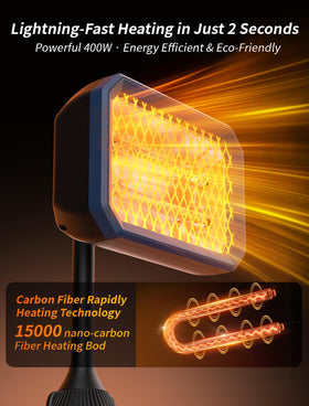 PUTTLAZR heater provides instant heat in seconds for cabin comfort