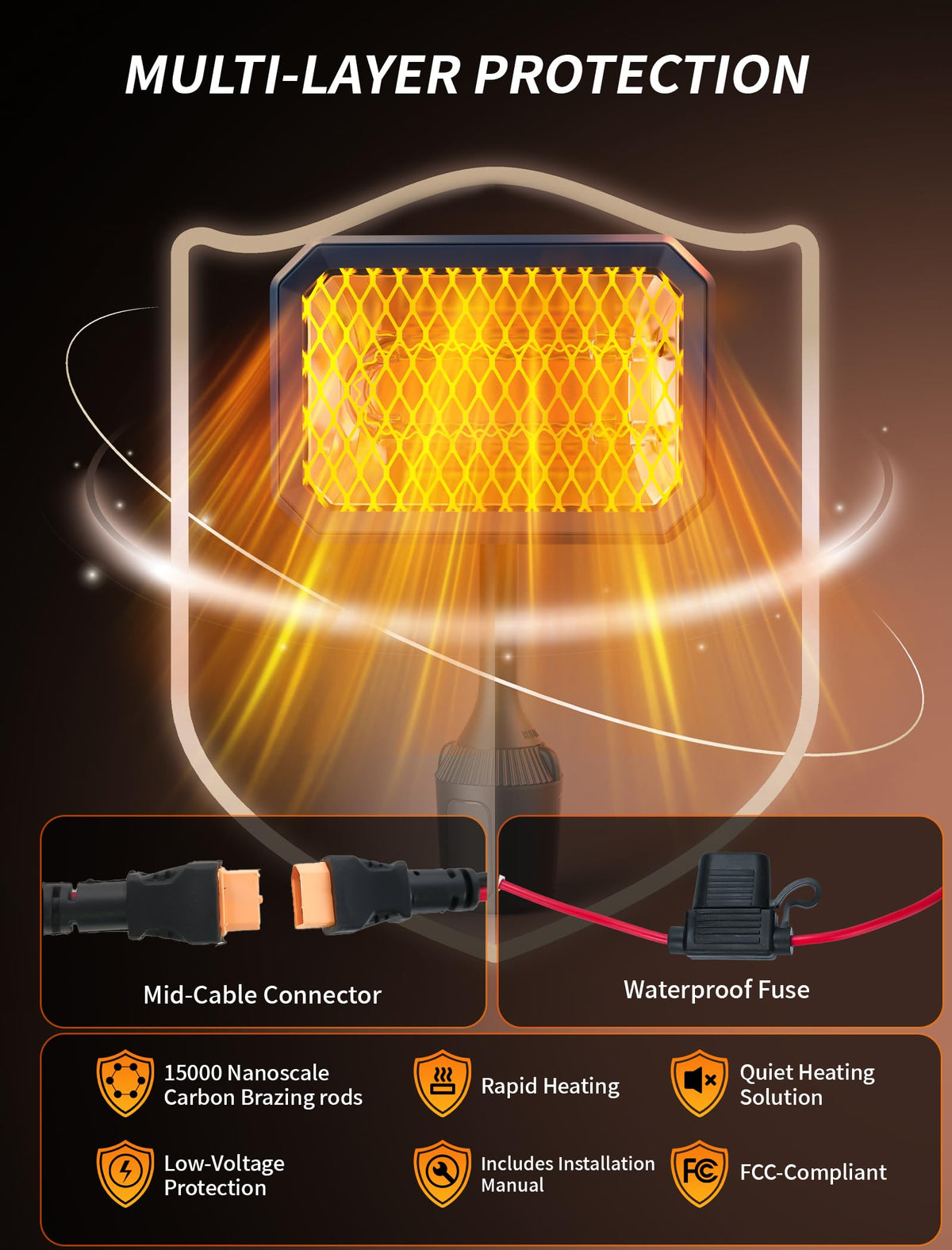 PUTTLAZR mid-cable quick disconnect simplifies setup and removal