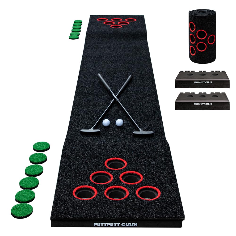 PUTTPUTT CLASH adjustable putters fit players of all heights for inclusive play.