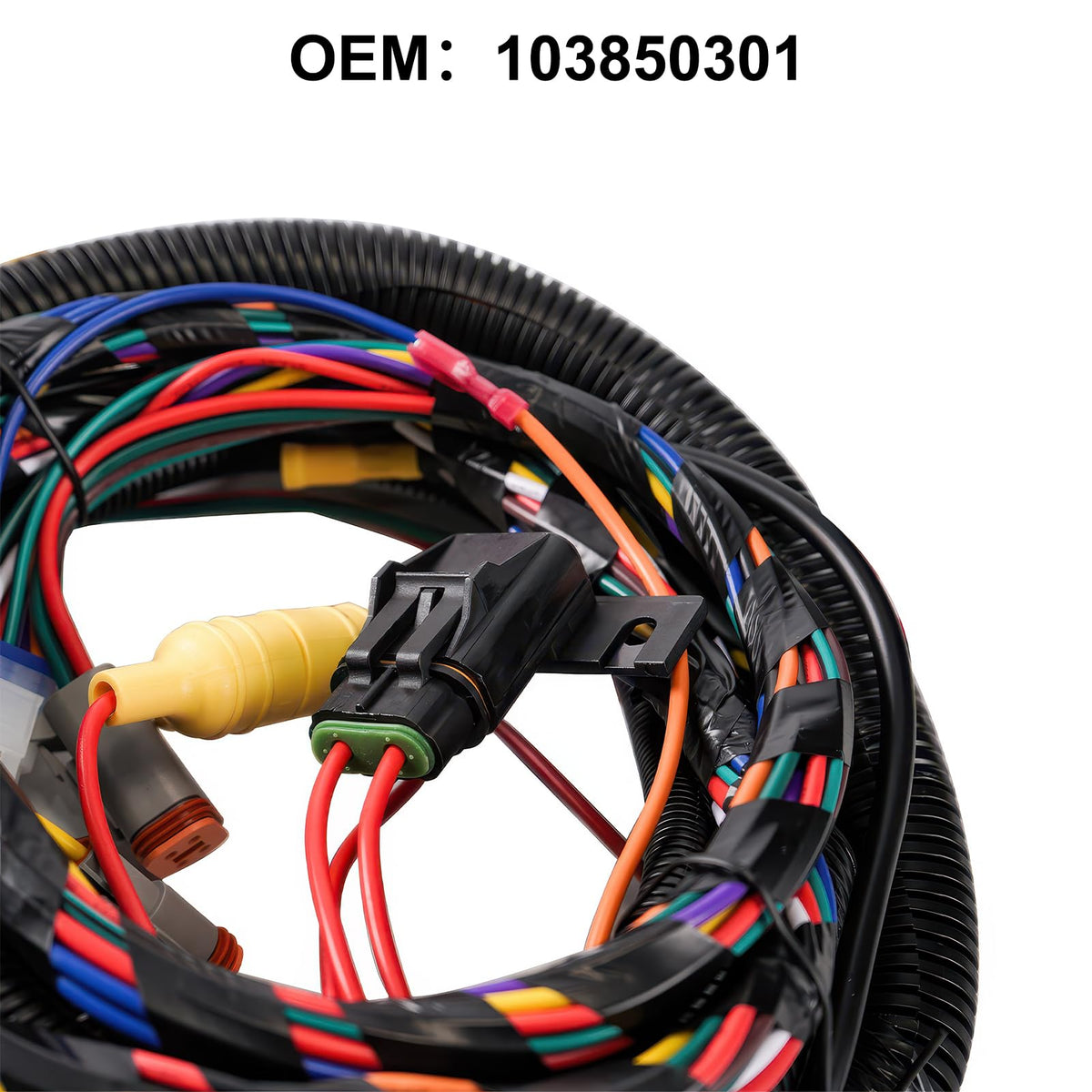 PXCVEFG color-coded connectors simplify under-seat matching and installation