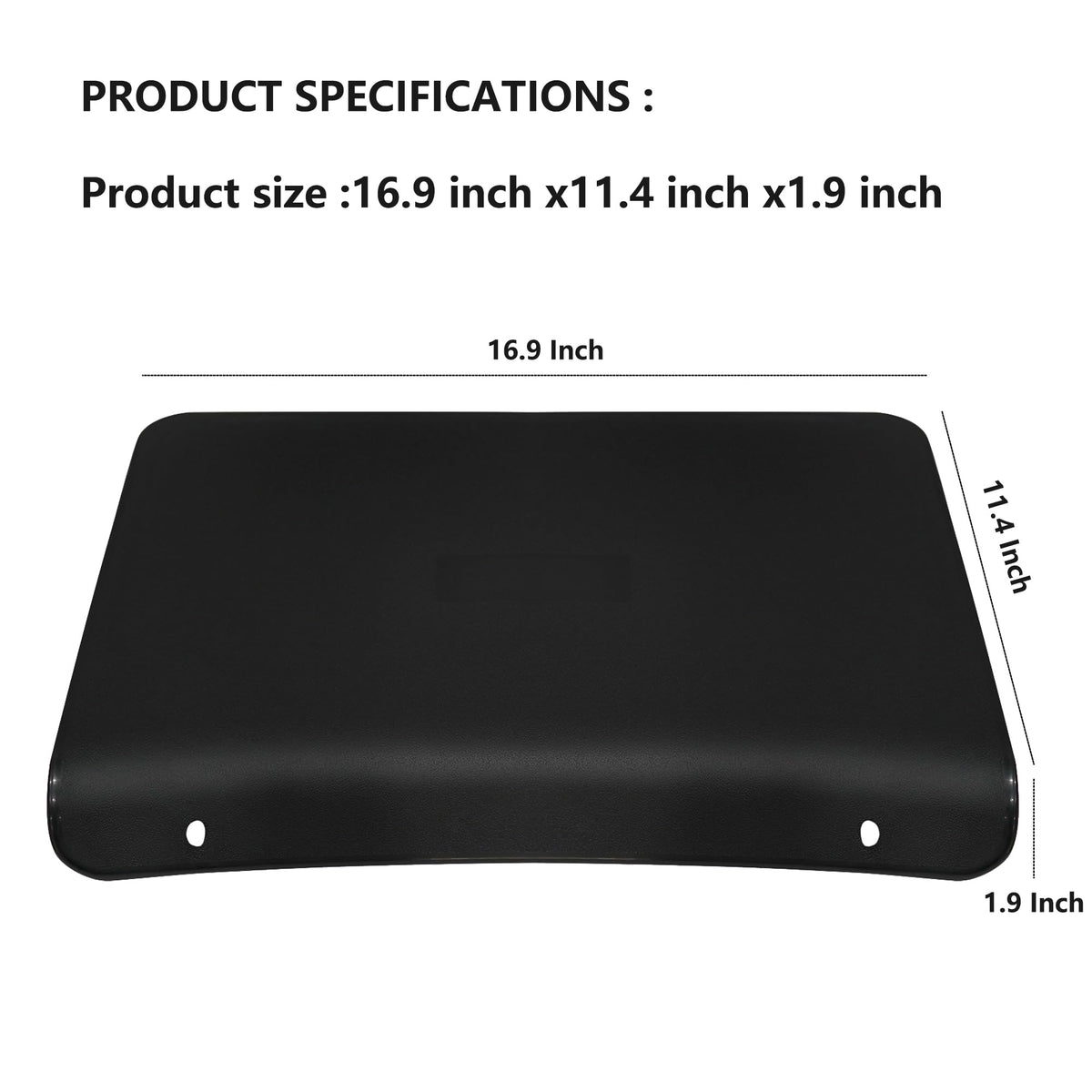 PXCVEFG pre-drilled-holes enable quick, tool-free installation on club-car-ds.