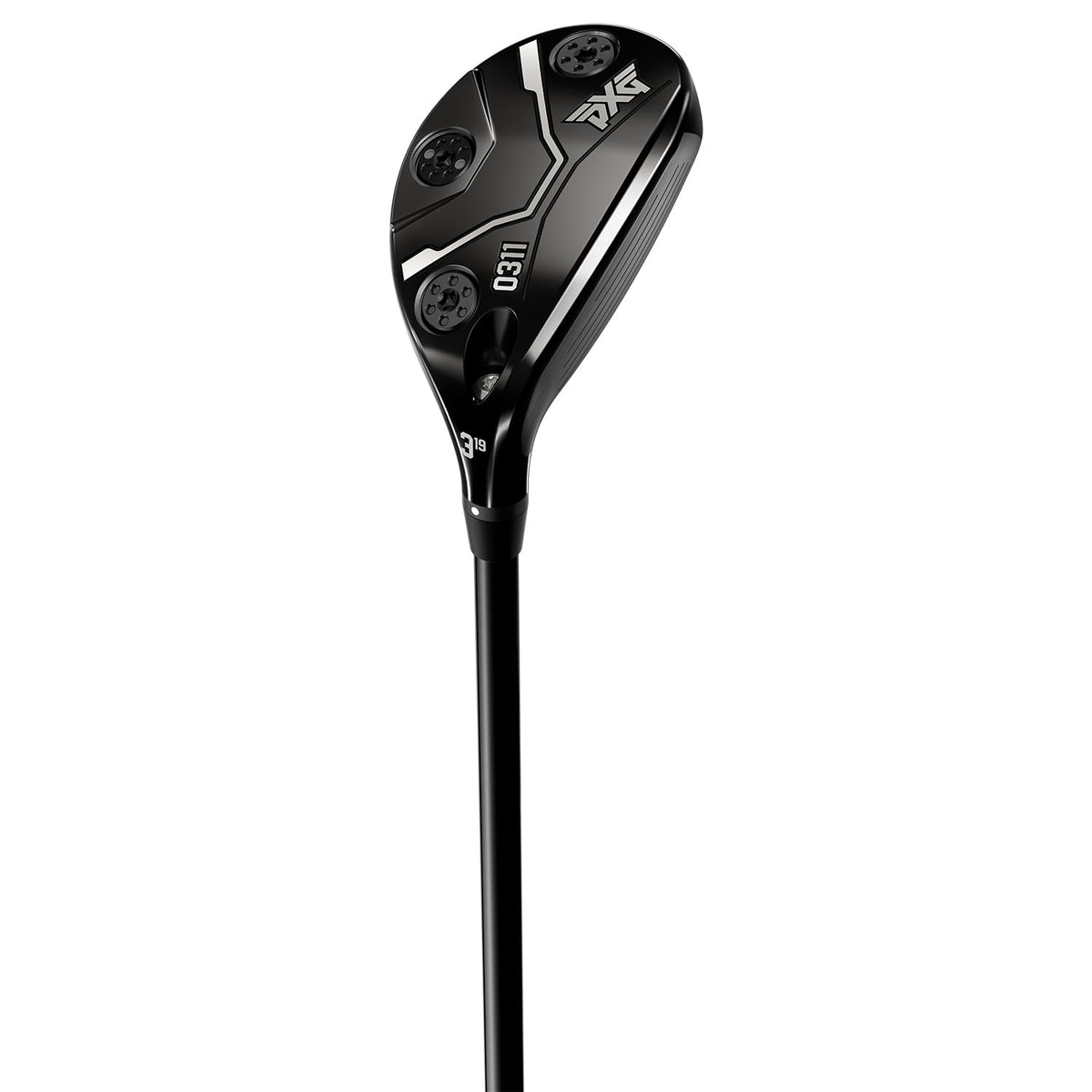 PXG 0311 Black Ops Hybrid top view showcases aerodynamic silhouette for forgiveness at impact