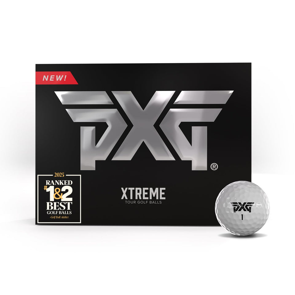 PXG Xtreme Tour Ball front view highlights high-speed core for longer drives