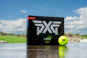 PXG Xtreme Tour Yellow ball wind-stable flight maintains line through gusts