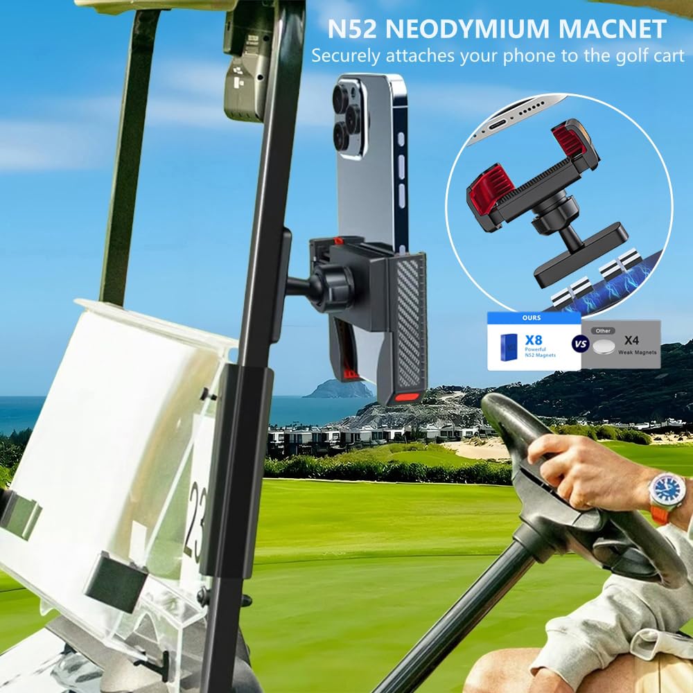 PXIRQ dual safety latch enables quick, tool-free adjustments on the course