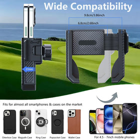 PXIRQ universal 4-7 inch phone fit on a cart.