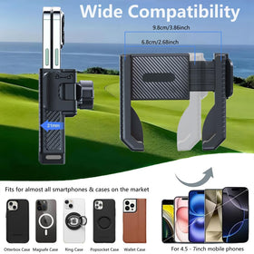 PXIRQ universal phone holder fits 4.5 to 7 inches with thick cases