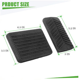 PXTHEU RXV pedal with textured grip improves safety on wet surfaces