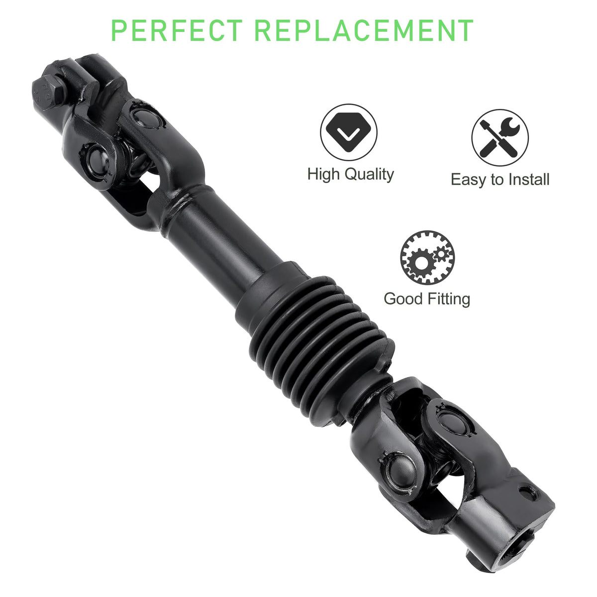 PXTHEU EZGO TXT steering link close-up emphasizes easy install.