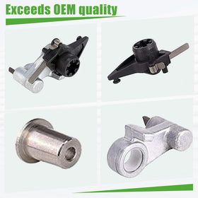 PXTHEU park brake release mounted on a golf cart to illustrate easy, tool-free installation.