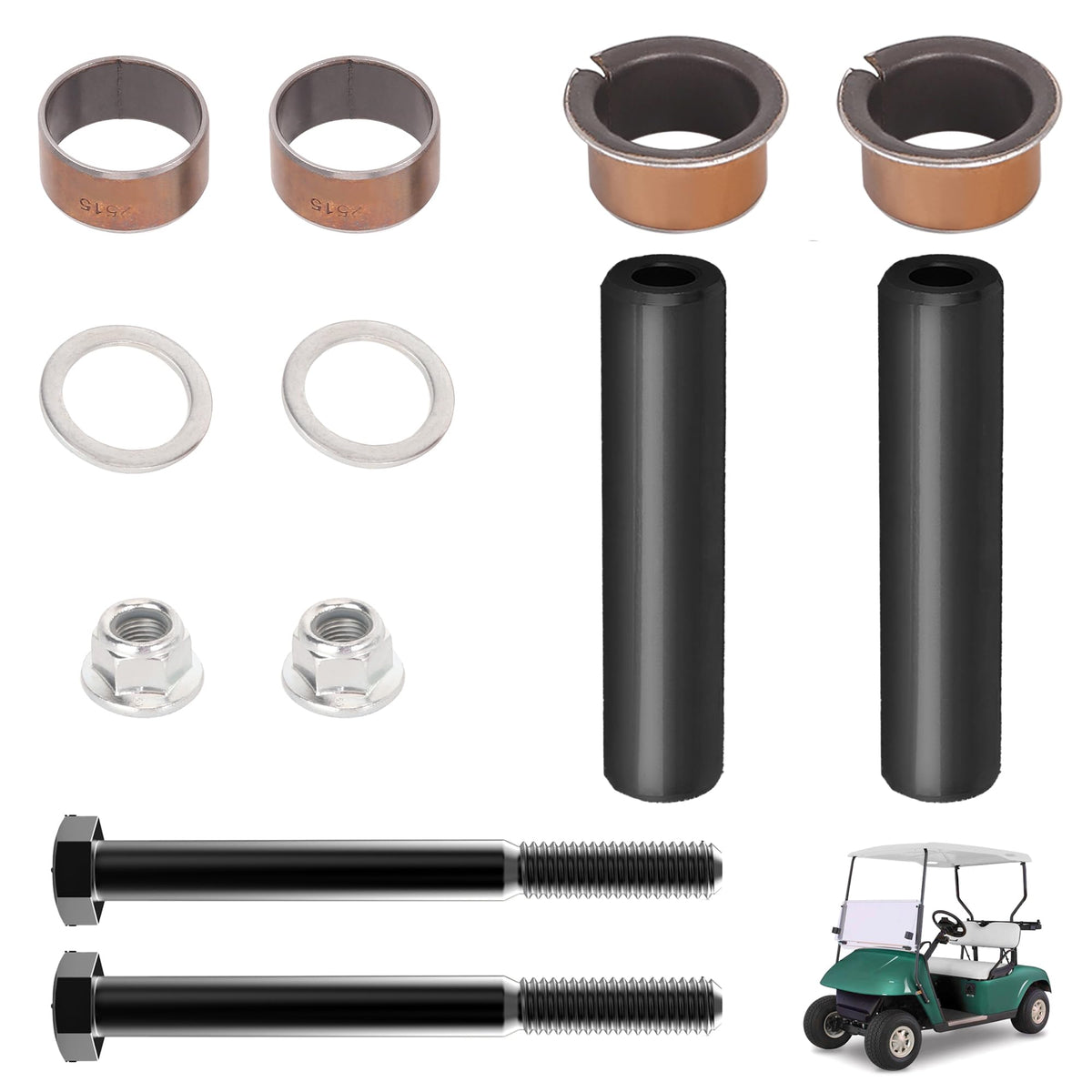 PXTHEU spindle kit for EZGO RXV; precise steering enhancement with OEM-fit replacement