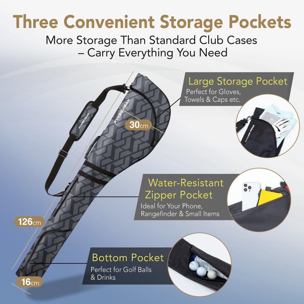 PYKES PEAK shoulder strap with air mesh padding for comfort