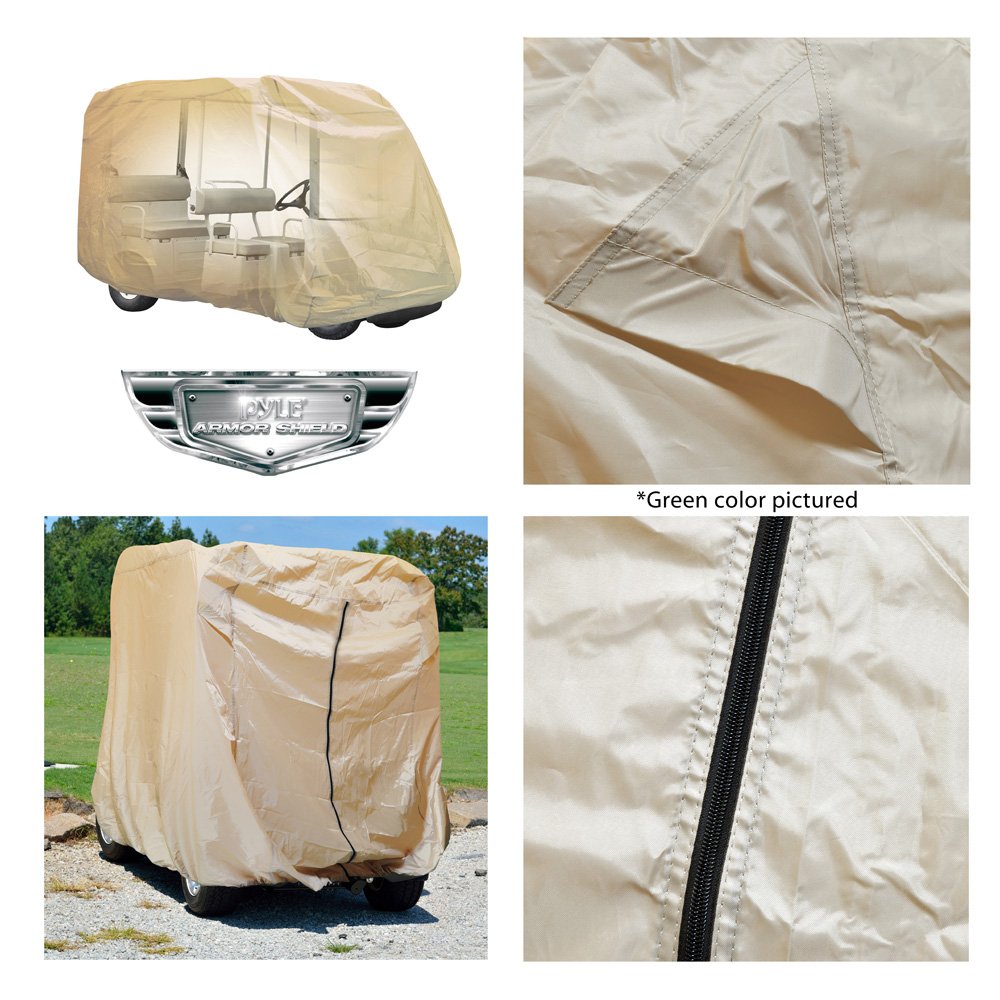 Pyle Armor Shield zipper cover keeps belongings secure with tan finish