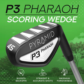 Pyramid P3 Pharaoh anti-chip sole image illustrates smooth turf interaction.
