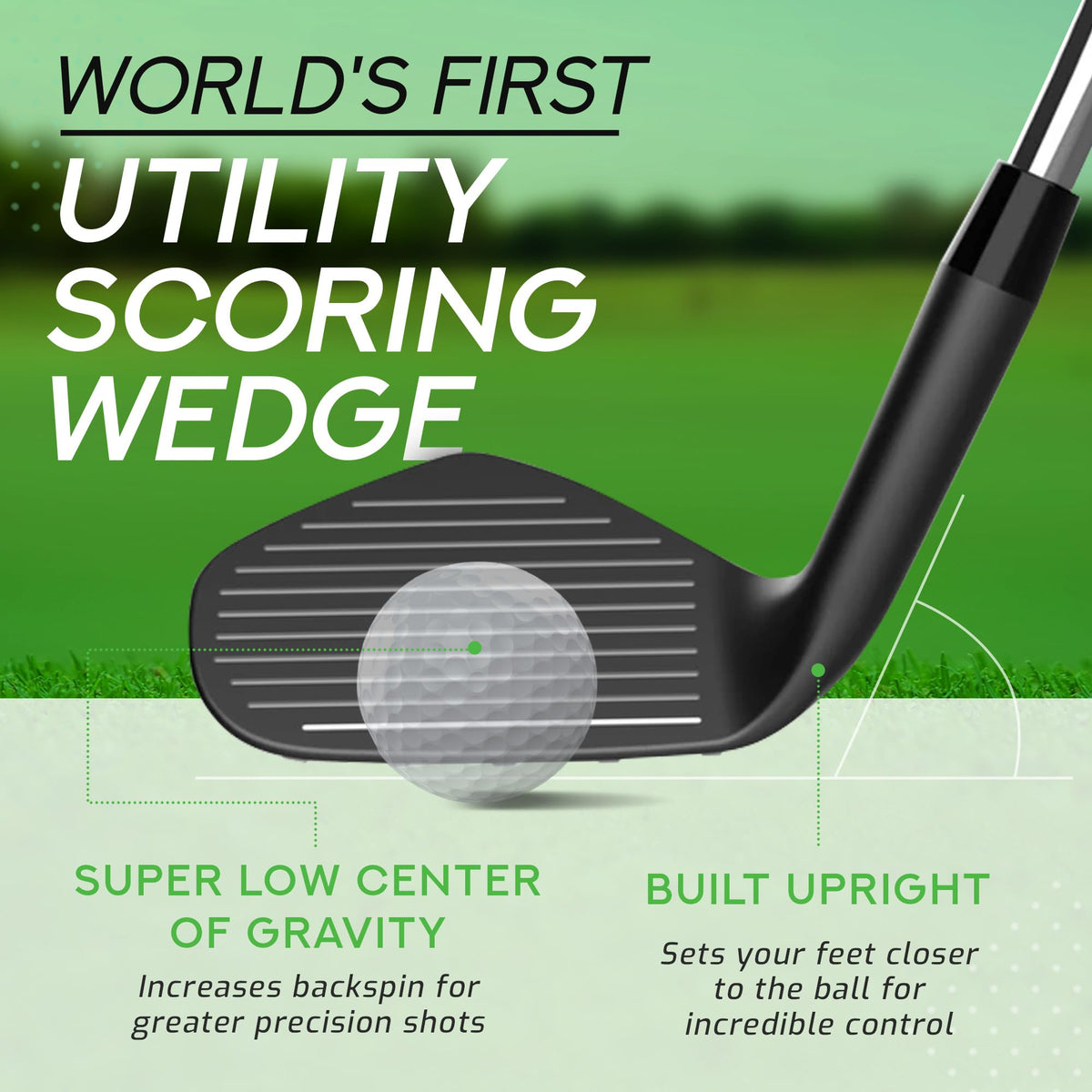 Pyramid P3 Pharaoh wedge in action reveals balanced weighting and control.