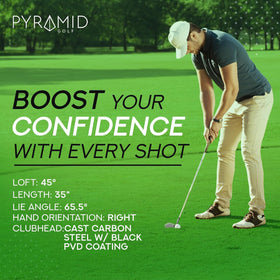 Pyramid Pharaoh P3 50deg right head view showing loft and balance for accuracy