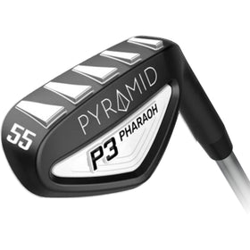 Pyramid Pharaoh P3 left-handed sand wedge with precision grooves for controlled spin