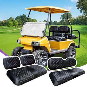 PZWLI diamond front seat cover for Club Car DS protects vinyl.