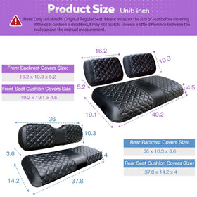 PZWLI no-staples required seat cover installation.