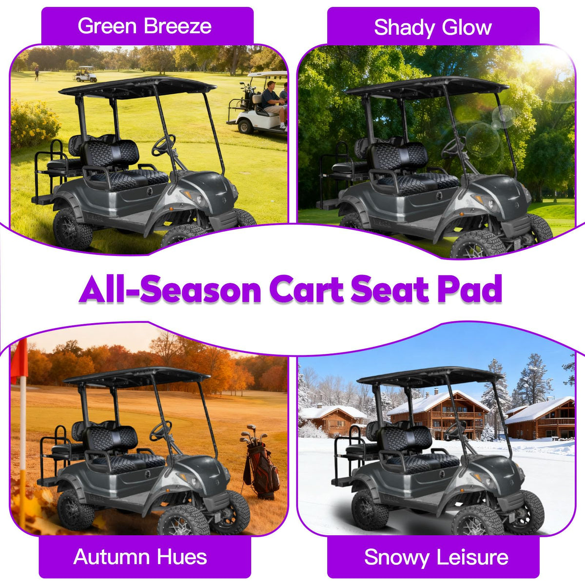 PZWLI seat cover installation straps and buckle enable quick mounting.