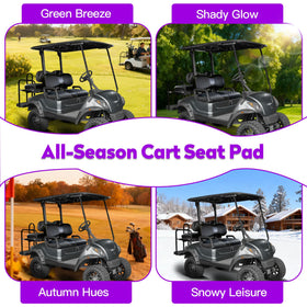 PZWLI seat cover installation straps and buckle enable quick mounting.