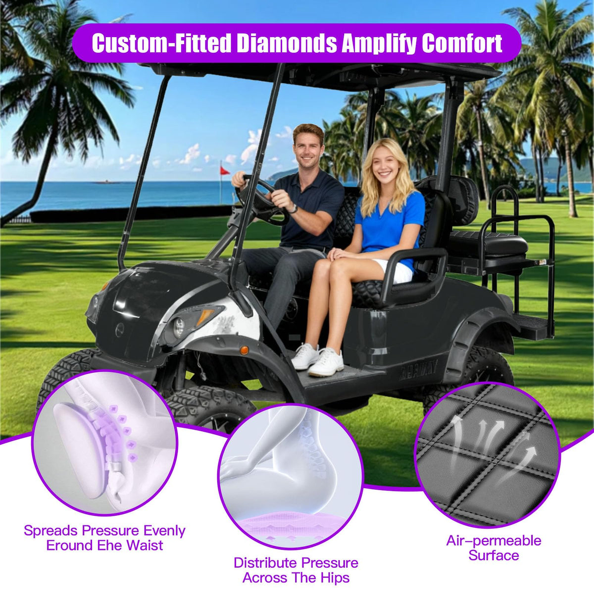 PZWLI Yamaha rear-seat cover protecting aftermarket cushions.