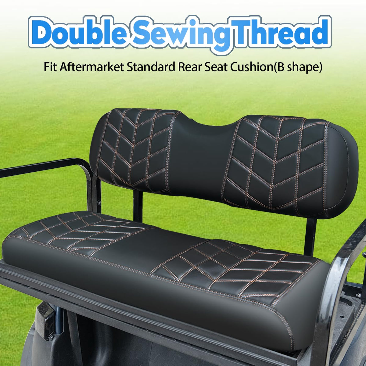 PZWLI diamond stitch close-up showing premium vinyl design