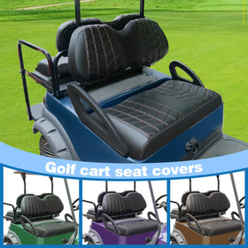 PZWLI rear seat cover protecting aftermarket B-shaped cushions