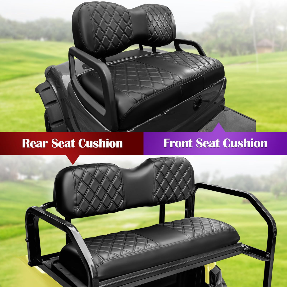 PZWLI vinyl seat cover easy to wipe clean for quick maintenance.
