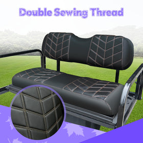 PZWLI diamond vinyl seat cover offers comfort and weather resistance.