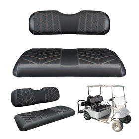 PZWLI golf cart front diamond seat cover protects cushions from wear and weather.