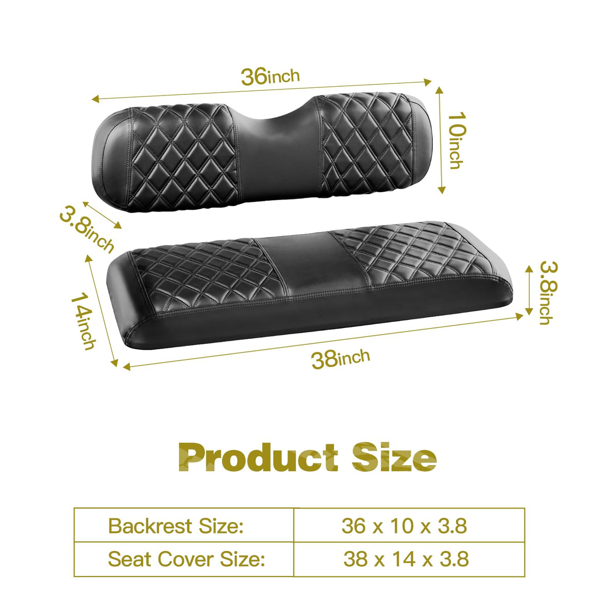 PZWLI Easy-install seat cover fits most aftermarket rear kits