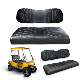 PZWLI golf cart front seat cover with diamond pattern protects wear.