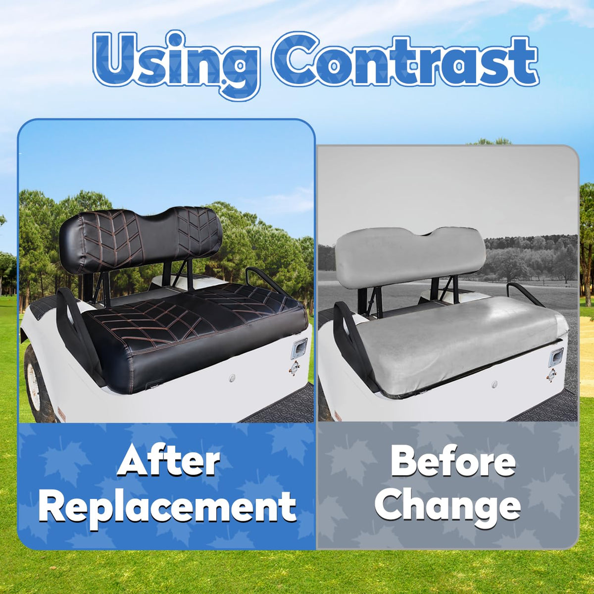 PZWLI wipe-clean surface keeps seats looking fresh after every round.