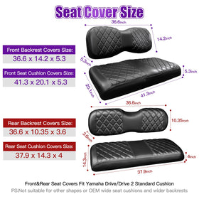 PZWLI rear seat cover provides full coverage and weather protection.