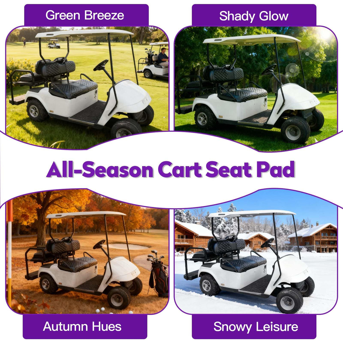 PZWLI rear seat backrest cover for EZGO TXT/RXV preserves fabric quality