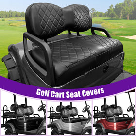 PZWLI vinyl seat cover close up shows durable material and texture.