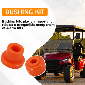 Qagea self-lubricating bushings promoting quieter operation during golf cart rides.