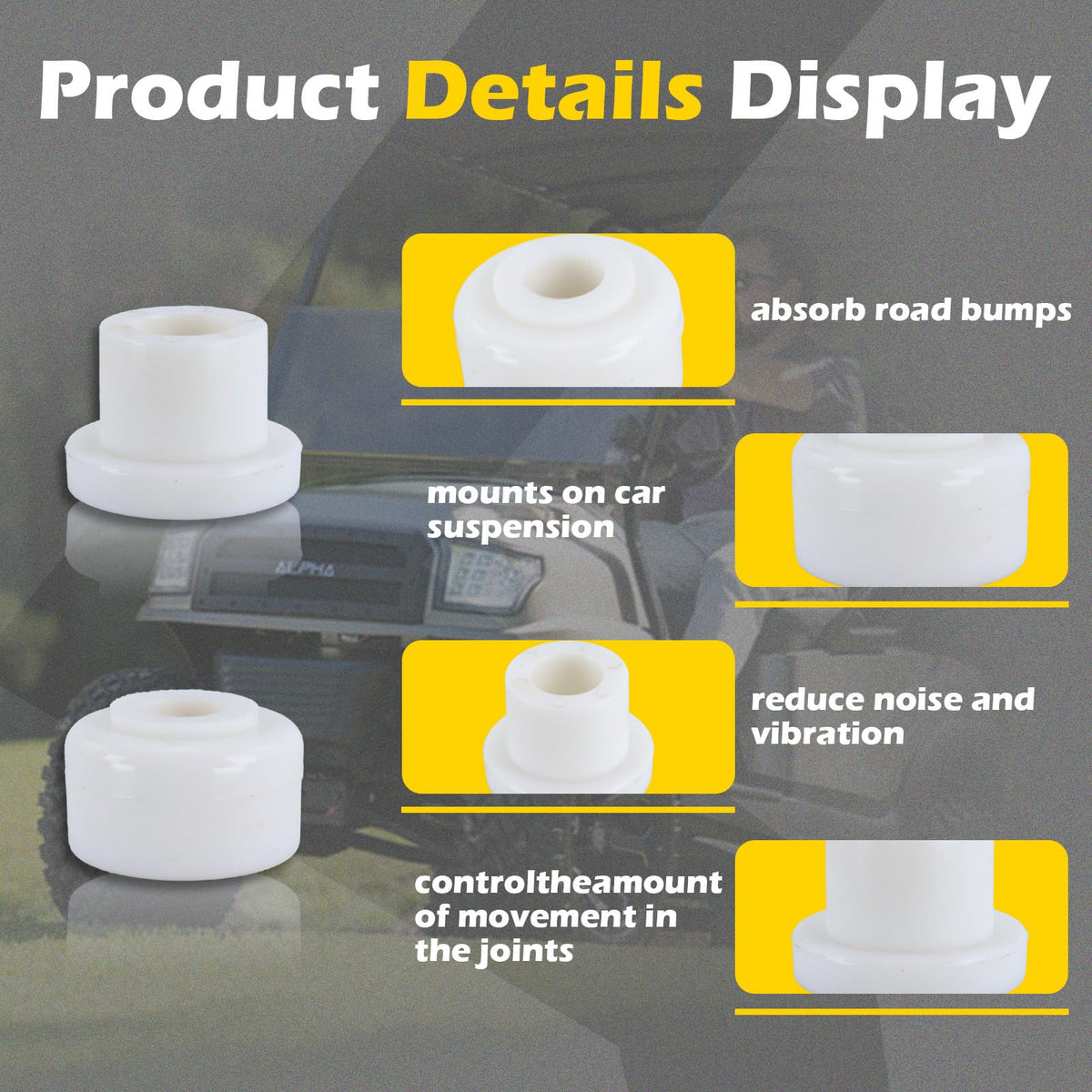 Qagea self-lubricating bushing technology keeps joints quiet and smooth