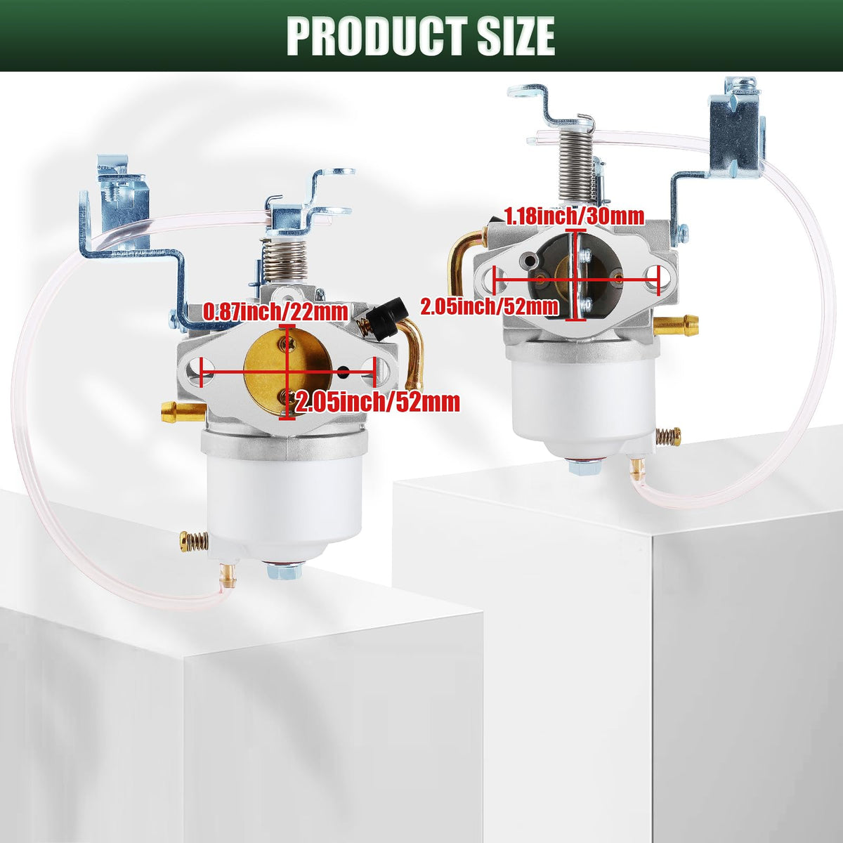 QAZAKY premium aluminum alloy carburetor resists corrosion for lasting performance